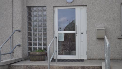 Rousay School Entrance